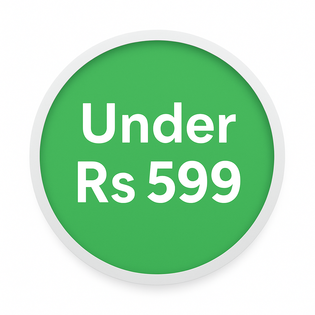 Under ₹599