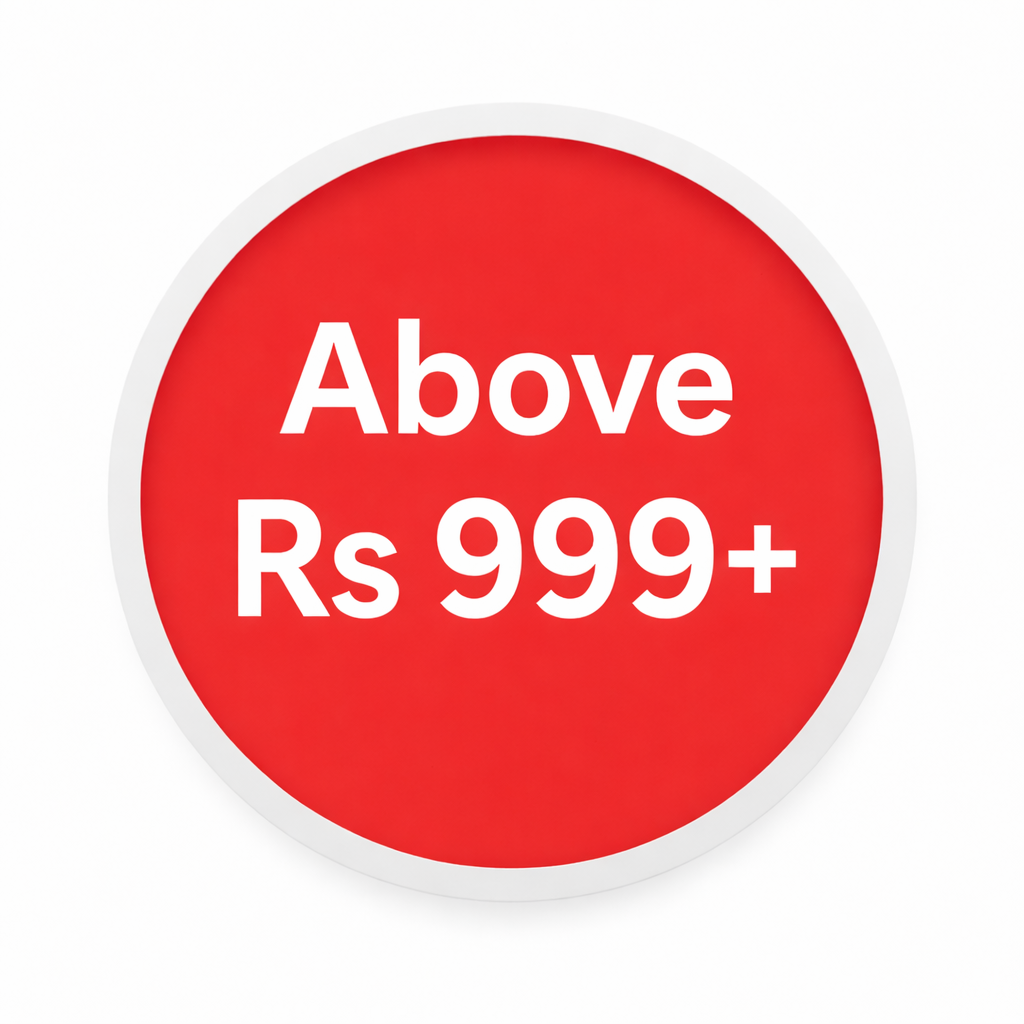 Above ₹999+